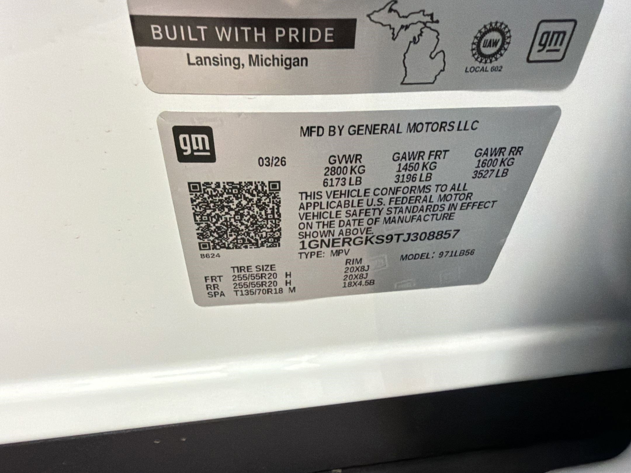 New 2026 Chevrolet Traverse LT w/ Sun and Wheel Package image 19