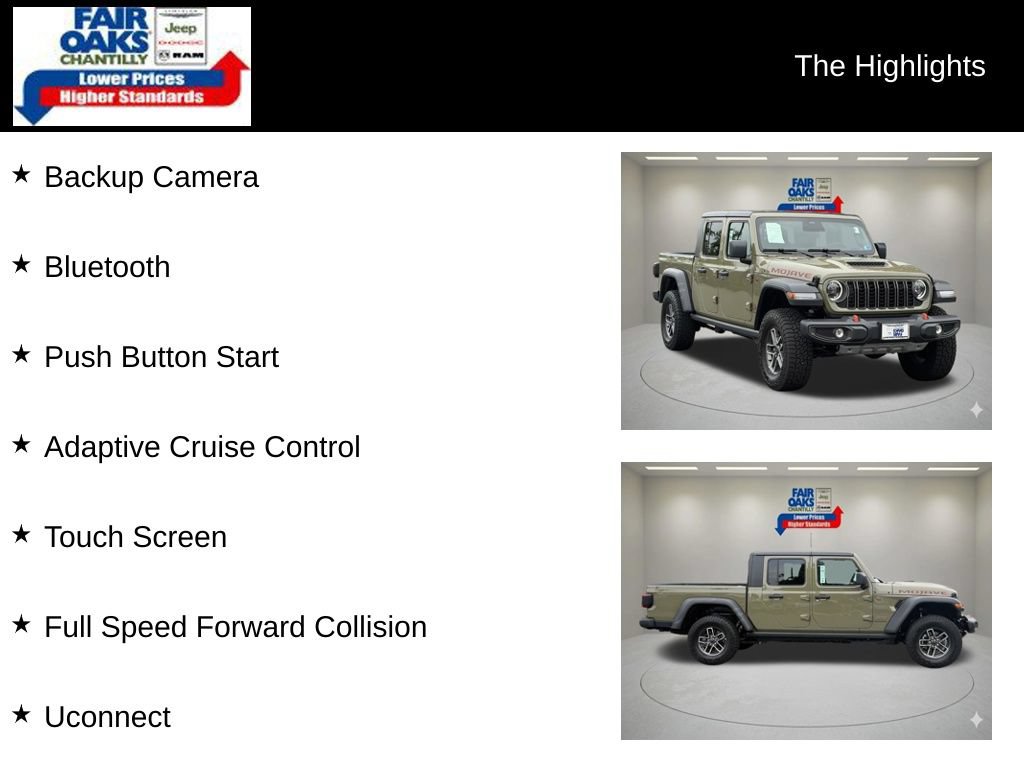 Used 2026 Jeep Gladiator Mojave AWD/4WD image 2