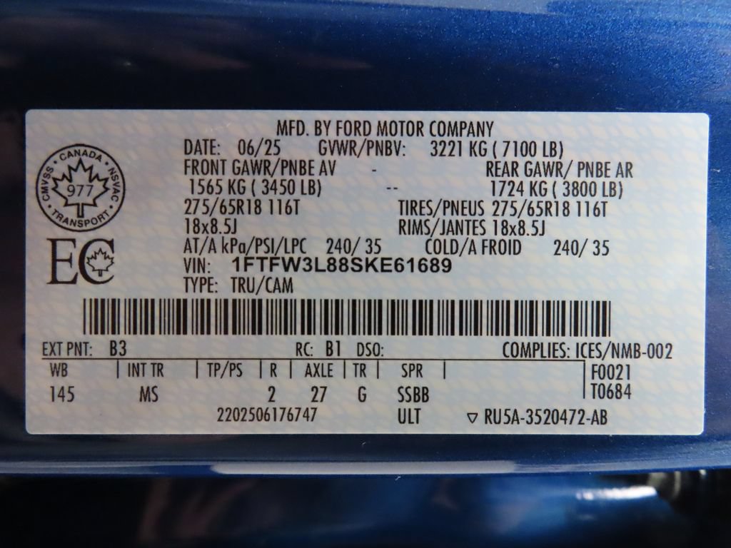 Used 2025 Ford F150 XLT w/ Equipment Group 301A Standard AWD/4WD image 66