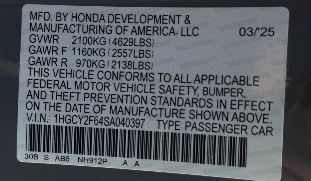 Used 2025 Honda Accord EX-L image 24