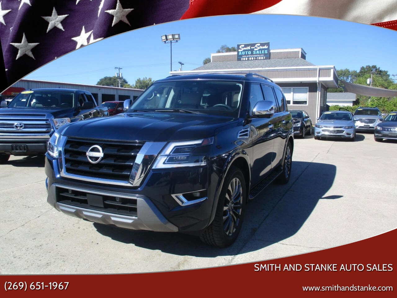 Used 2023 Nissan Armada Platinum w/ Captain's Chairs Package image 1