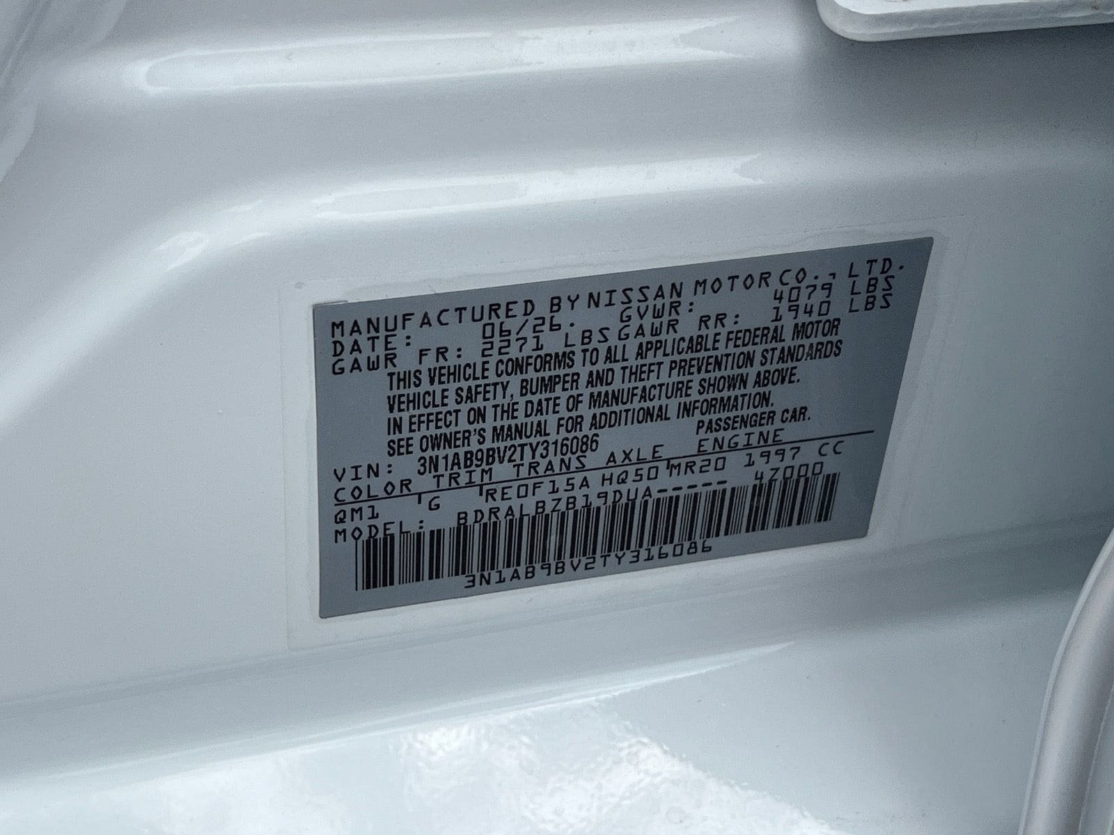 New 2026 Nissan Sentra S w/ Floor Mat Package FWD image 31