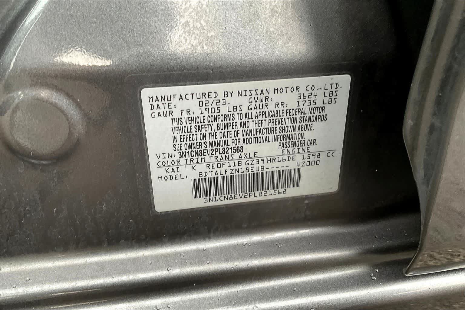 Used 2023 Nissan Versa SV FWD image 20