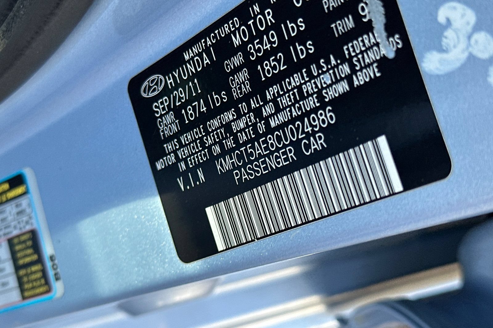Used 2012 Hyundai Accent GS FWD image 27