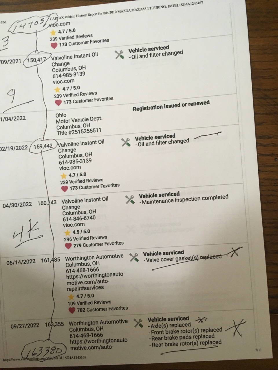 Used 2010 MAZDA MAZDA3 i Touring image 20