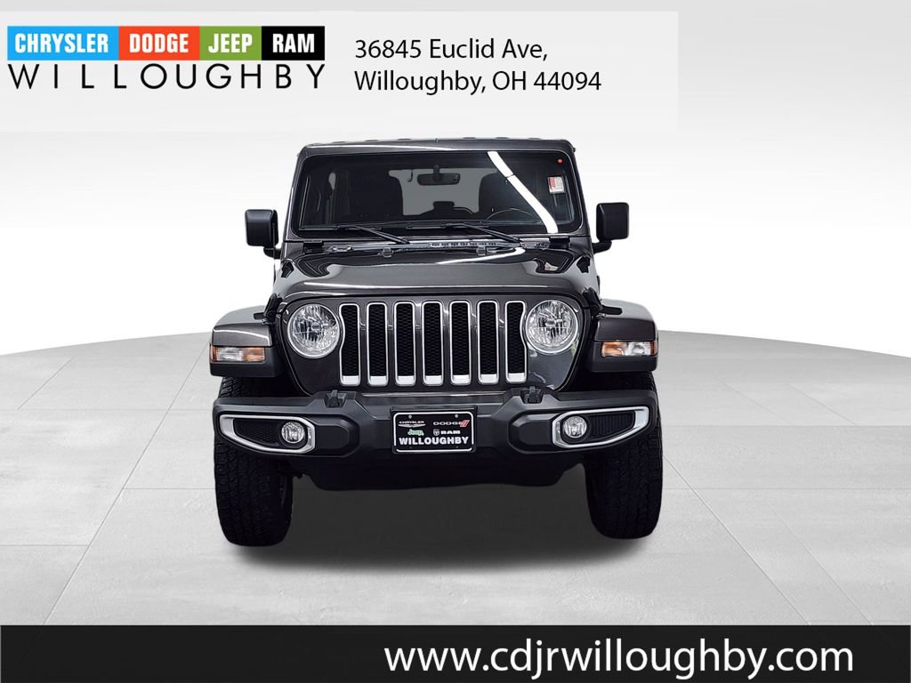 Used 2021 Jeep Wrangler Unlimited Sahara w/ Uconnect 4C Nav & Sound Group AWD/4WD image 2