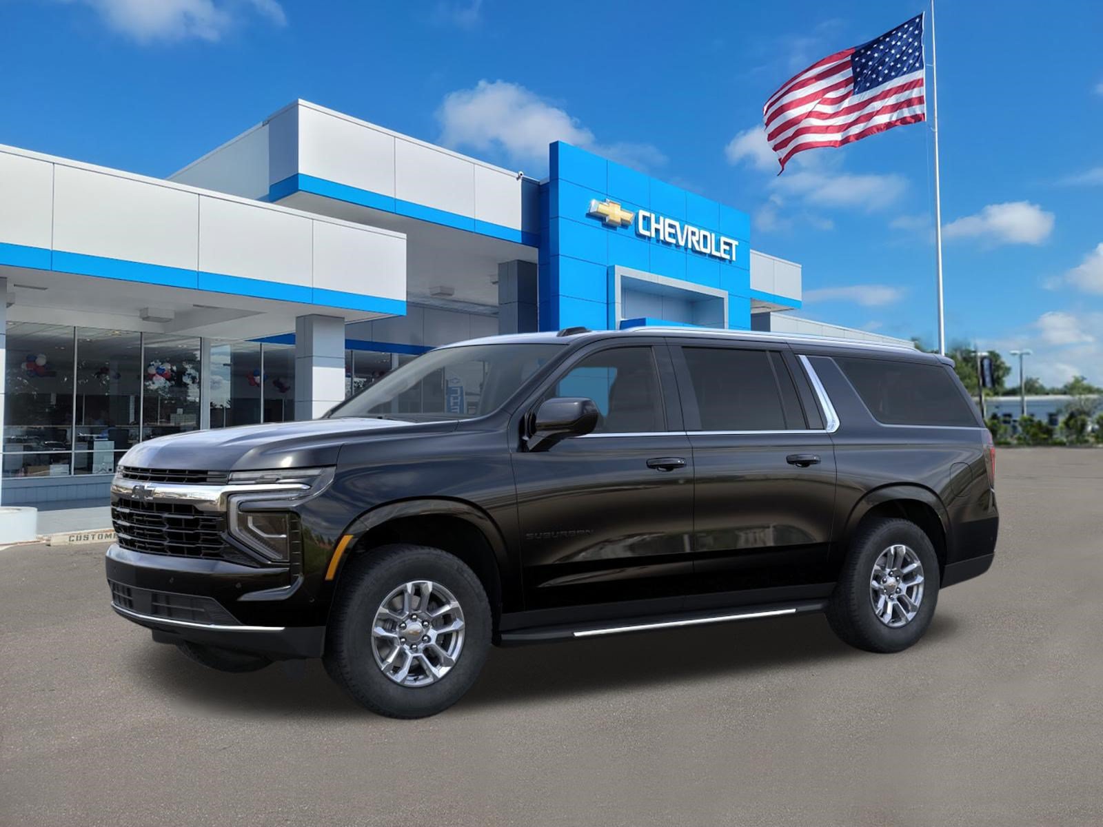 New 2026 Chevrolet Suburban LS w/ LPO, Dark Essentials Package RWD image 2