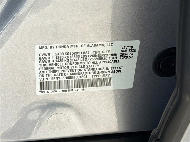 Used 2019 Honda Passport Touring image 45