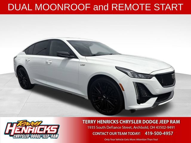 Used 2022 Cadillac CT5 V w/ LPO, ONYX Package AWD/4WD image 1