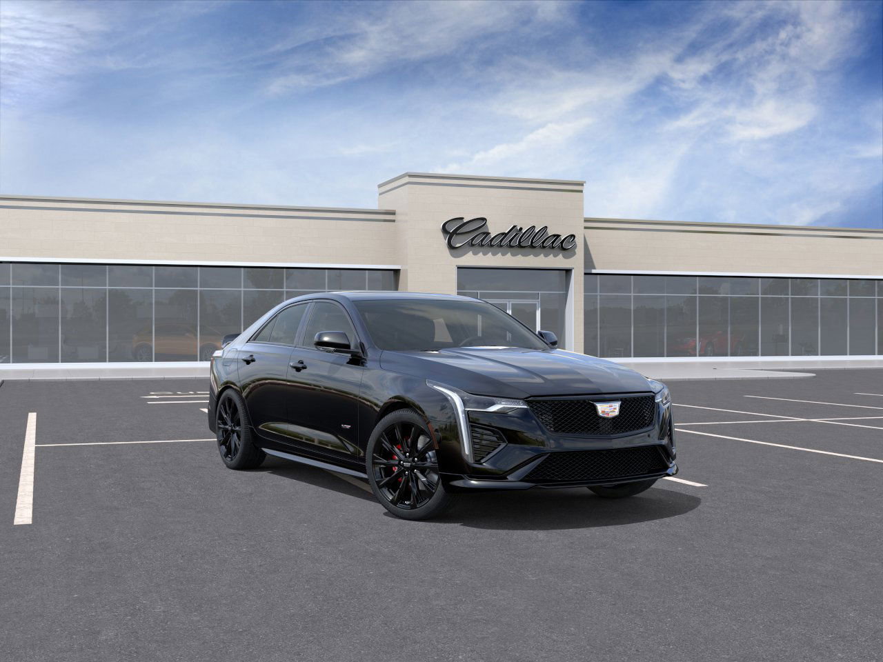 New 2026 Cadillac CT4 V w/ LPO, ONYX Package