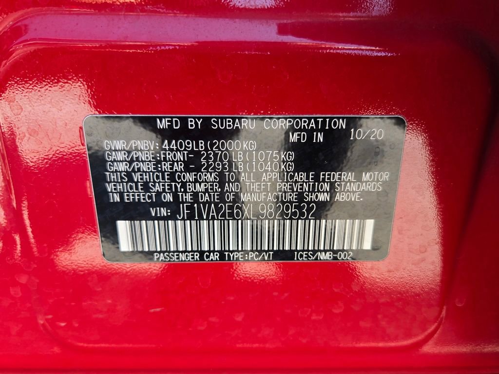 Used 2020 Subaru WRX STI image 31