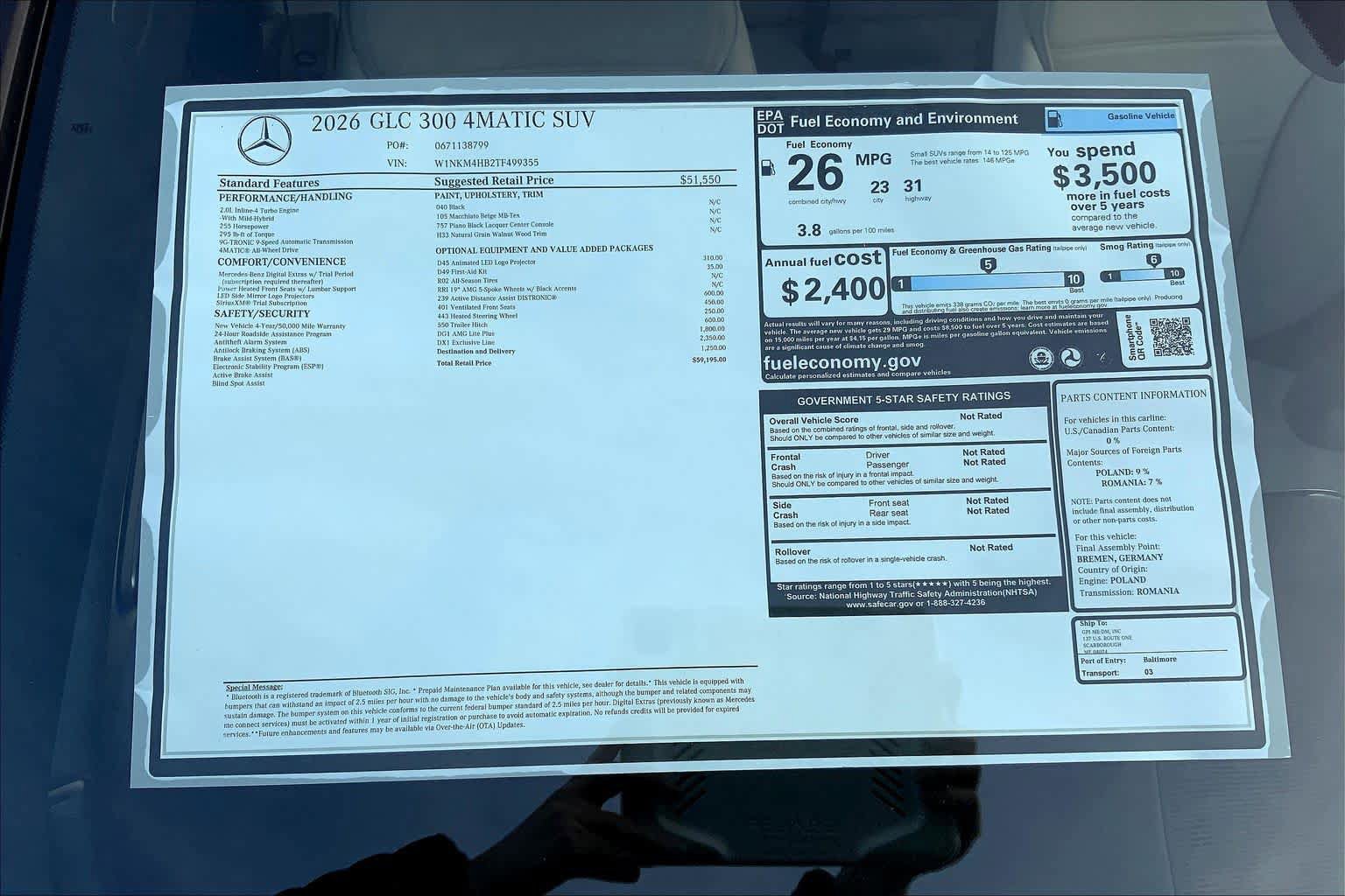 Used 2026 Mercedes-Benz GLC 300 4MATIC image 26