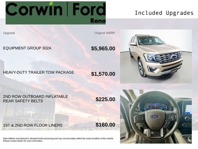 Used 2020 Ford Expedition Max Limited w/ Equipment Group 302A image 3