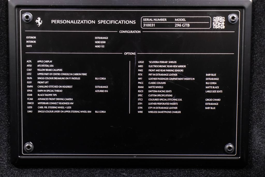 Certified 2024 Ferrari 296 GTB RWD image 60