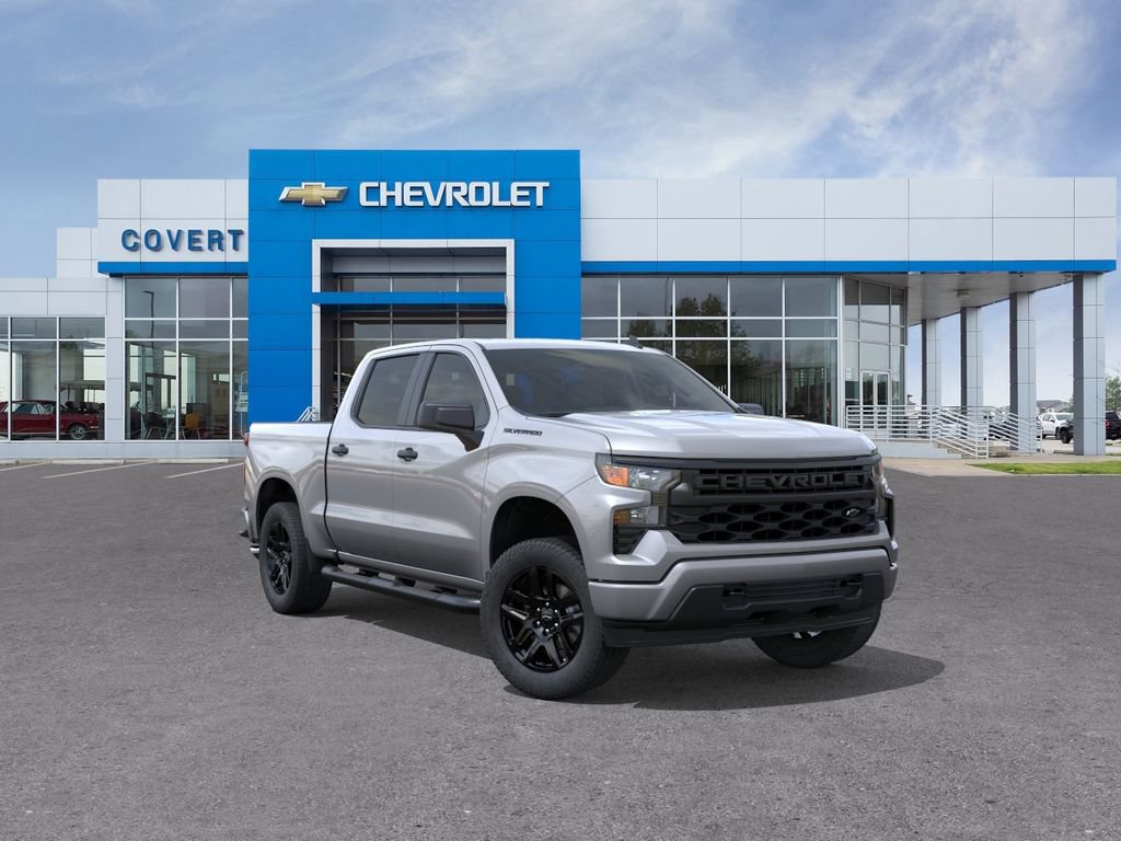 New 2026 Chevrolet Silverado 1500 Custom w/ Turbomax Blackout Package RWD video 1
