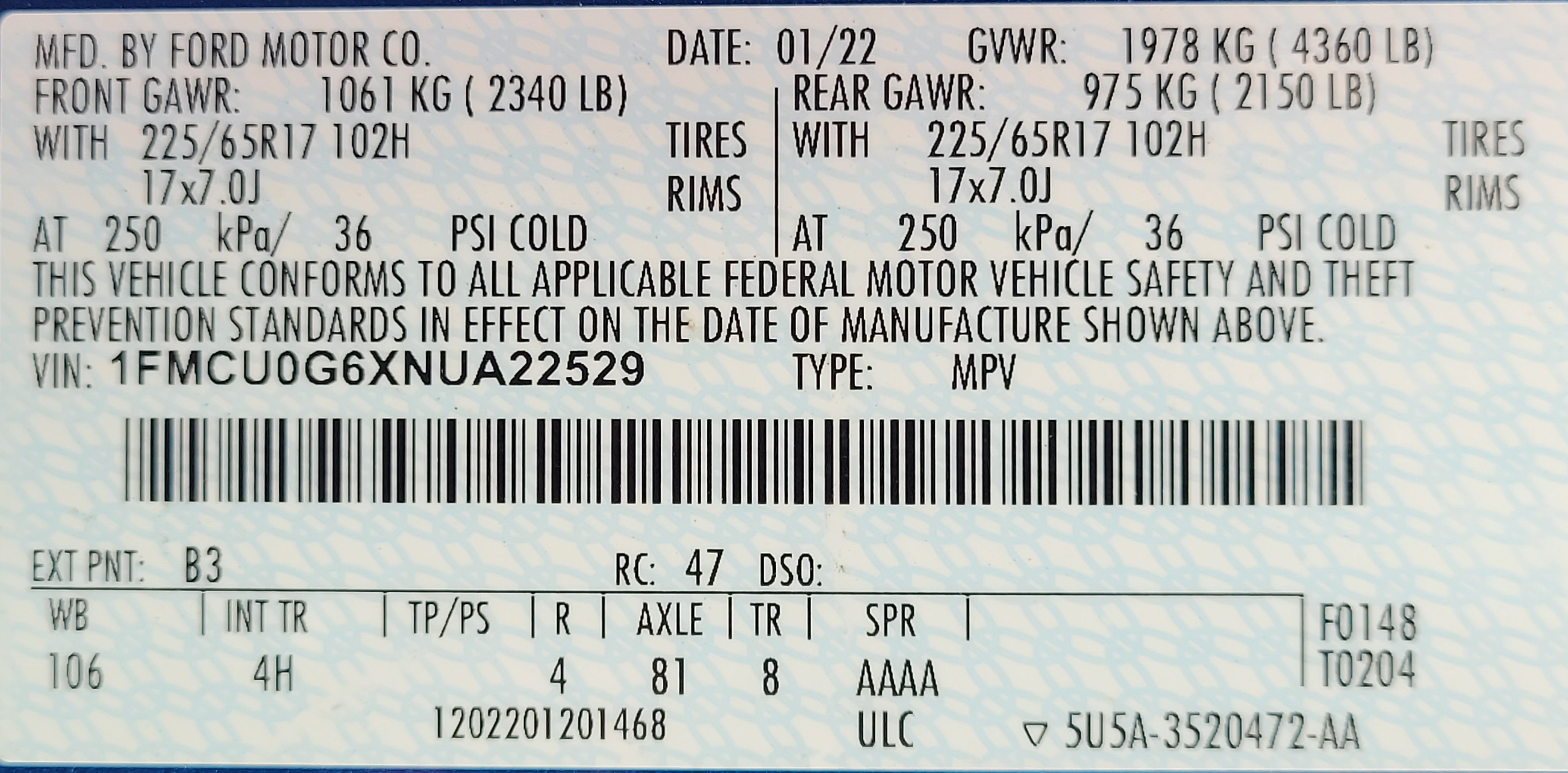 Used 2022 Ford Escape SE w/ Cold Weather Package FWD image 10