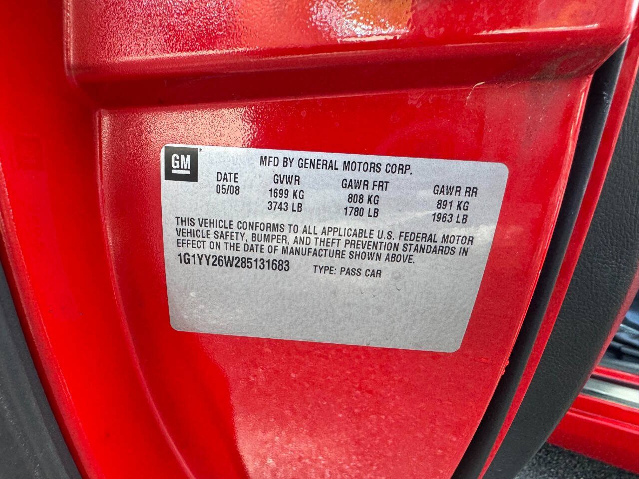 Used 2008 Chevrolet Corvette Coupe w/ Preferred Equipment Group RWD image 39