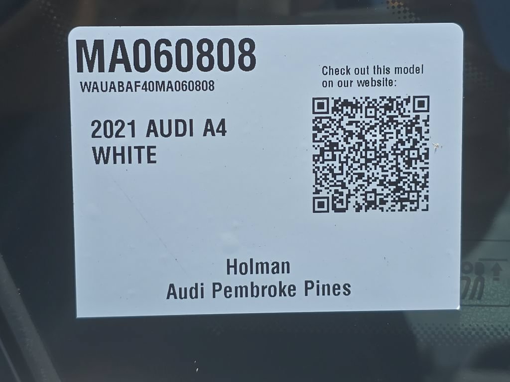 Used 2021 Audi A4 2.0T Premium w/ Convenience Package AWD/4WD image 32