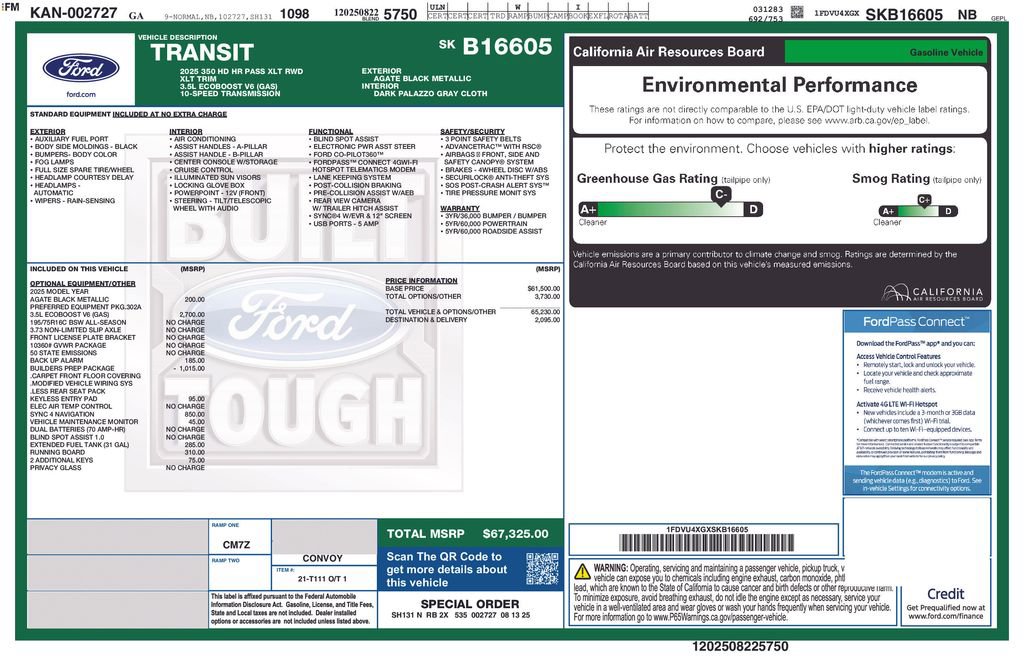 New 2025 Ford Transit 350 XLT RWD image 5