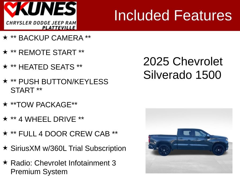 Used 2025 Chevrolet Silverado 1500 LT image 2