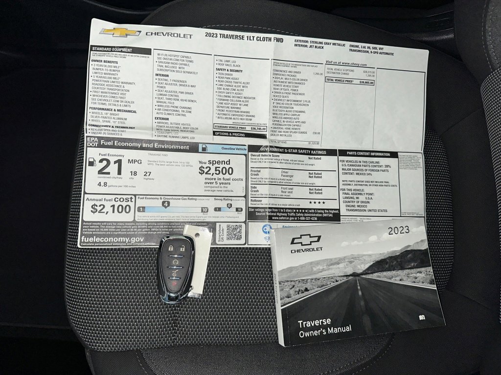 Certified 2023 Chevrolet Traverse LT image 17