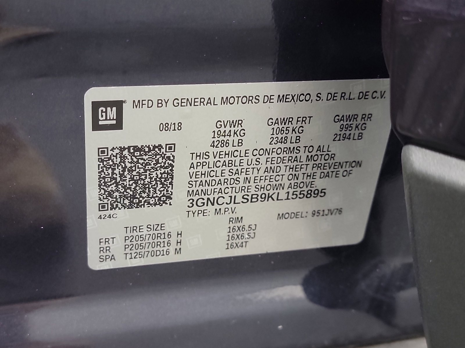 Used 2019 Chevrolet Trax LT w/ LT Convenience Package image 32