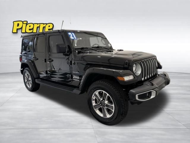 Used 2021 Jeep Wrangler Unlimited Sahara w/ Uconnect 4C Nav & Sound Group image 9