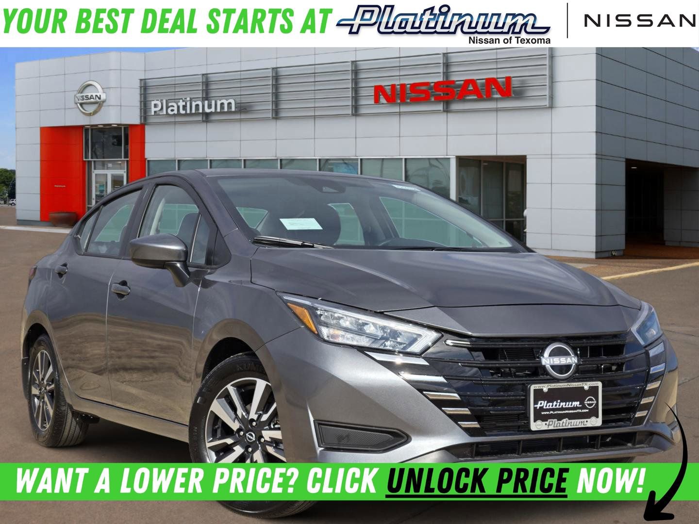 New 2025 Nissan Versa SV w/ Trunk Package