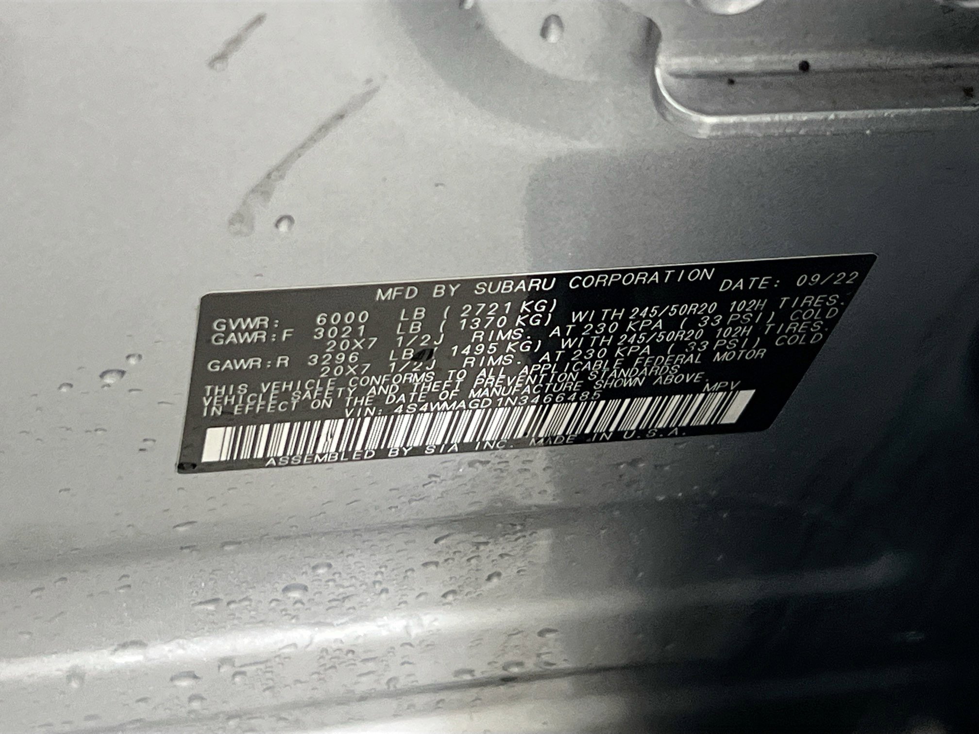 Used 2022 Subaru Ascent Onyx Edition image 32