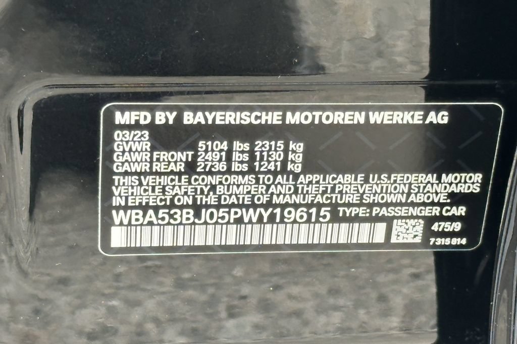 Used 2023 BMW 540i w/ M Sport Package RWD image 34