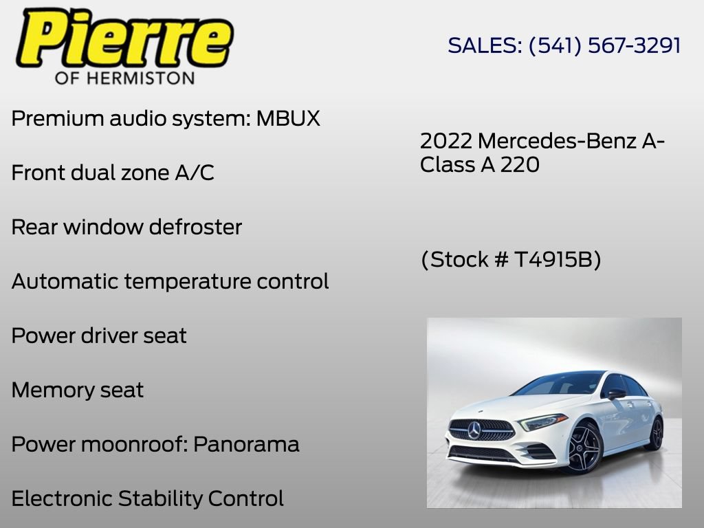 Used 2022 Mercedes-Benz A 220 4MATIC image 6