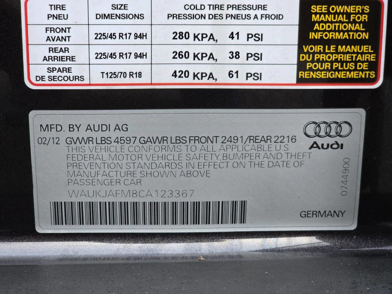 Used 2012 Audi A3 TDI Premium Plus FWD image 54