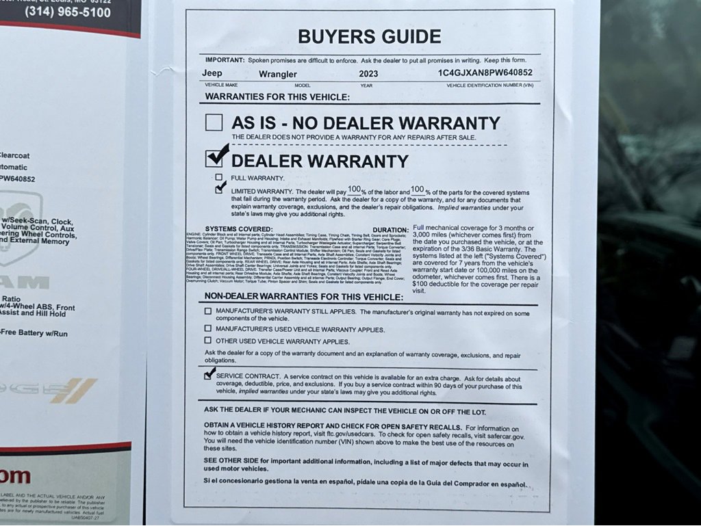 Certified 2023 Jeep Wrangler Sport image 26