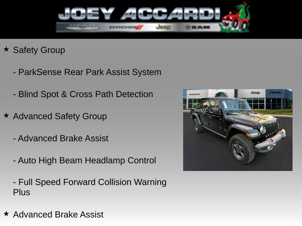 Used 2023 Jeep Gladiator Rubicon w/ LED Lighting Group image 9