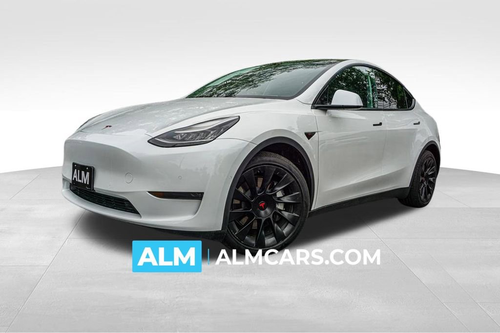 Used 2021 Tesla Model Y Long Range AWD/4WD image 1