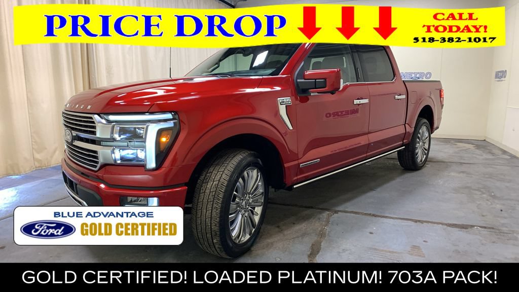Certified 2024 Ford F150 Platinum w/ Equipment Group 703A Plus AWD/4WD image 7