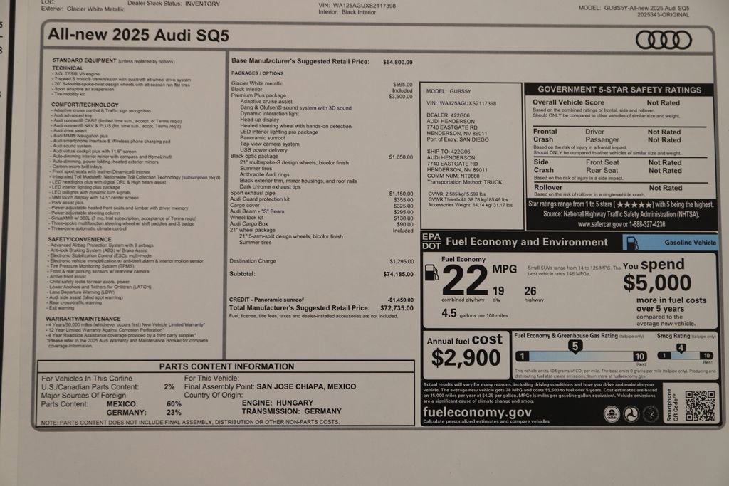 New 2025 Audi SQ5 Premium Plus image 31