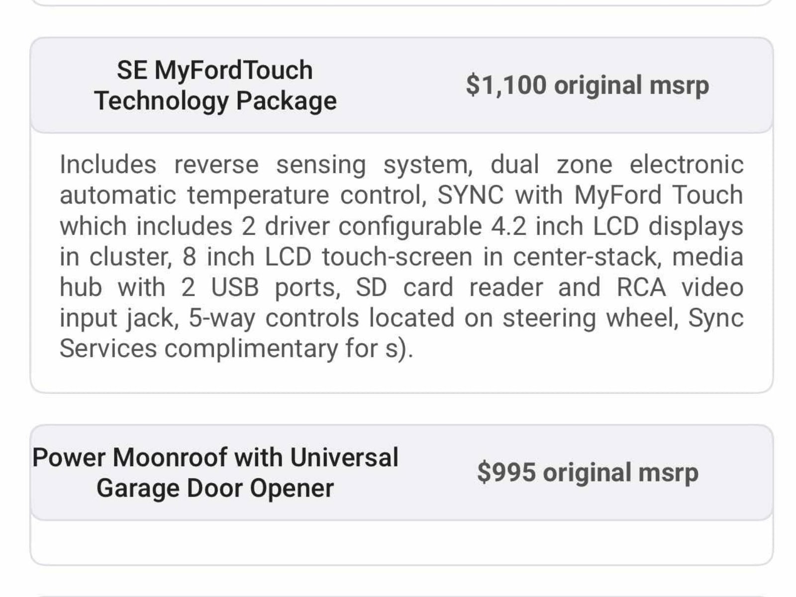 Used 2015 Ford Fusion SE w/ Equipment Group 202A image 7