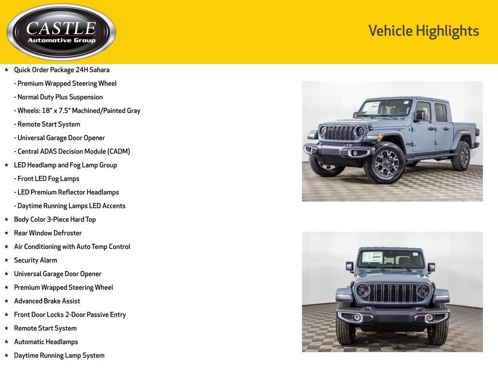 New 2026 Jeep Gladiator Sport S image 8