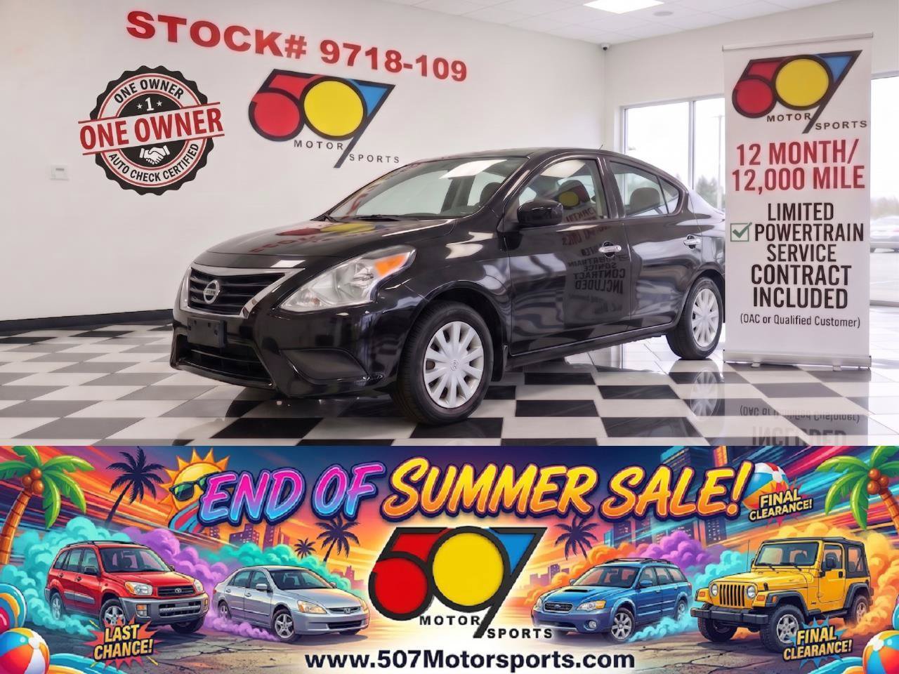 Used 2012 Nissan Versa SV w/ Convenience Pkg FWD image 1