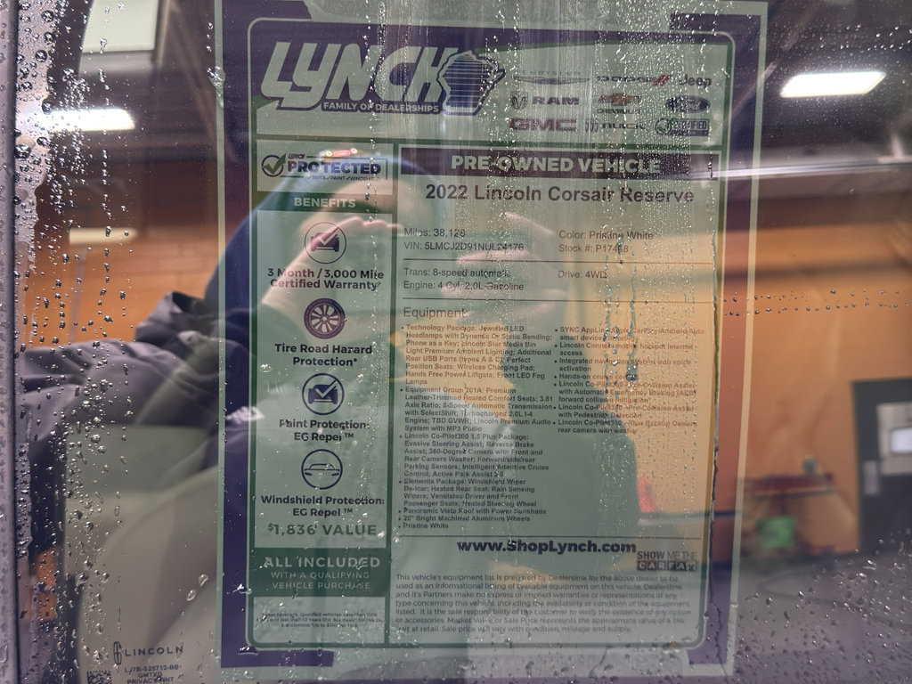 Used 2022 Lincoln Corsair Reserve w/ Equipment Group 201A image 40