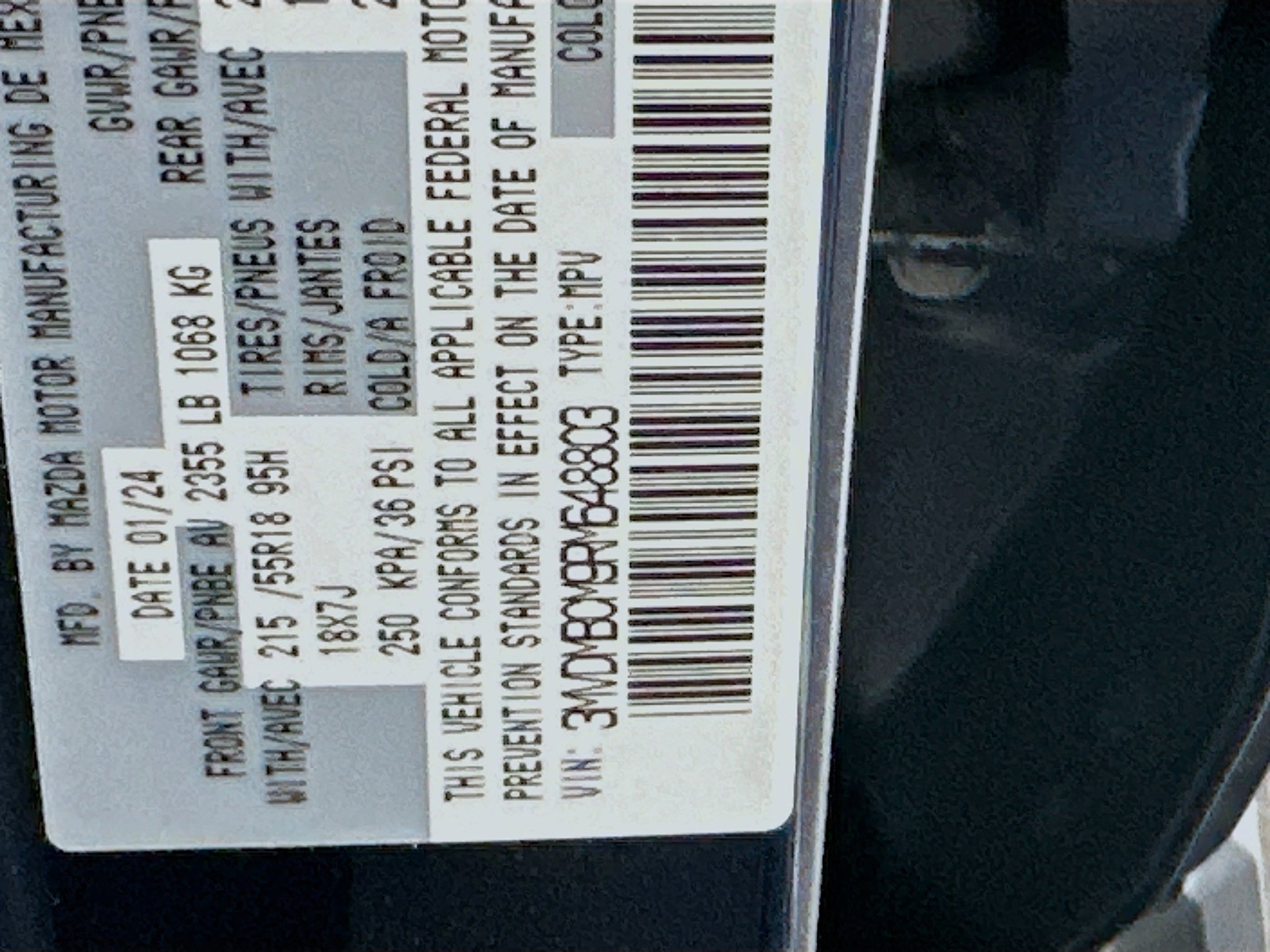 Used 2024 MAZDA CX-30 AWD 2.5 S w/ Preferred Package image 12