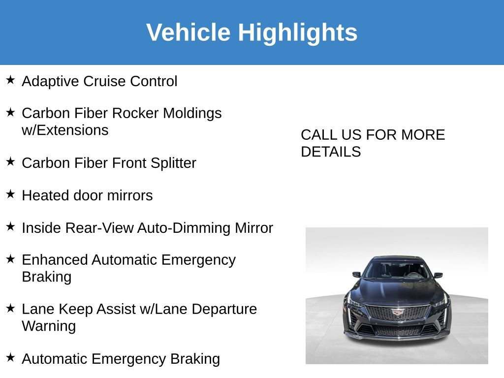 Used 2024 Cadillac CT5 V Blackwing w/ Carbon Fiber Package 2 RWD image 35