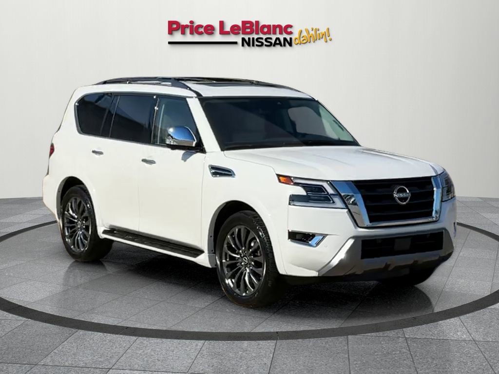 Certified 2024 Nissan Armada Platinum w/ Captain's Chairs Package