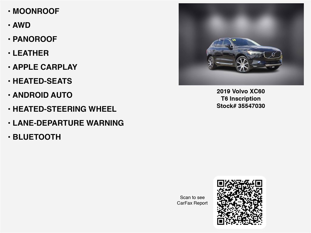 Used 2019 Volvo XC60 T6 Inscription w/ Protection Package Premier image 7