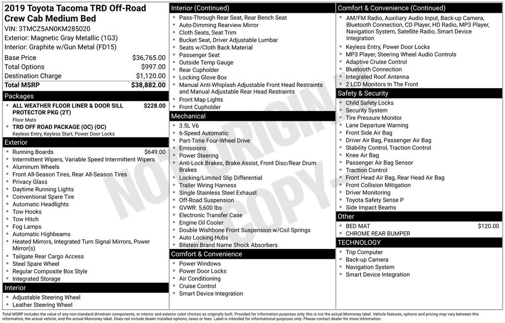 Used 2019 Toyota Tacoma TRD Off-Road image 6