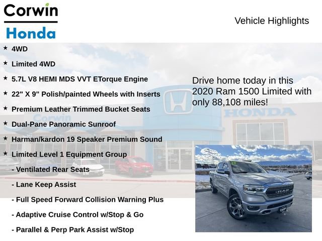 Used 2020 RAM 1500 Limited image 7