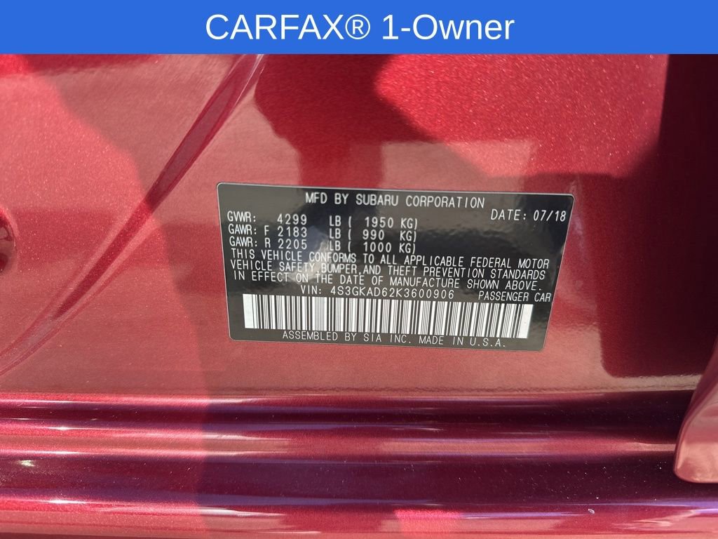 Used 2019 Subaru Impreza 2.0i Premium image 36