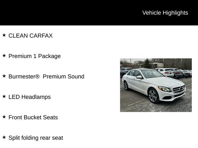 Used 2015 Mercedes-Benz C 300 4MATIC Sedan image 5