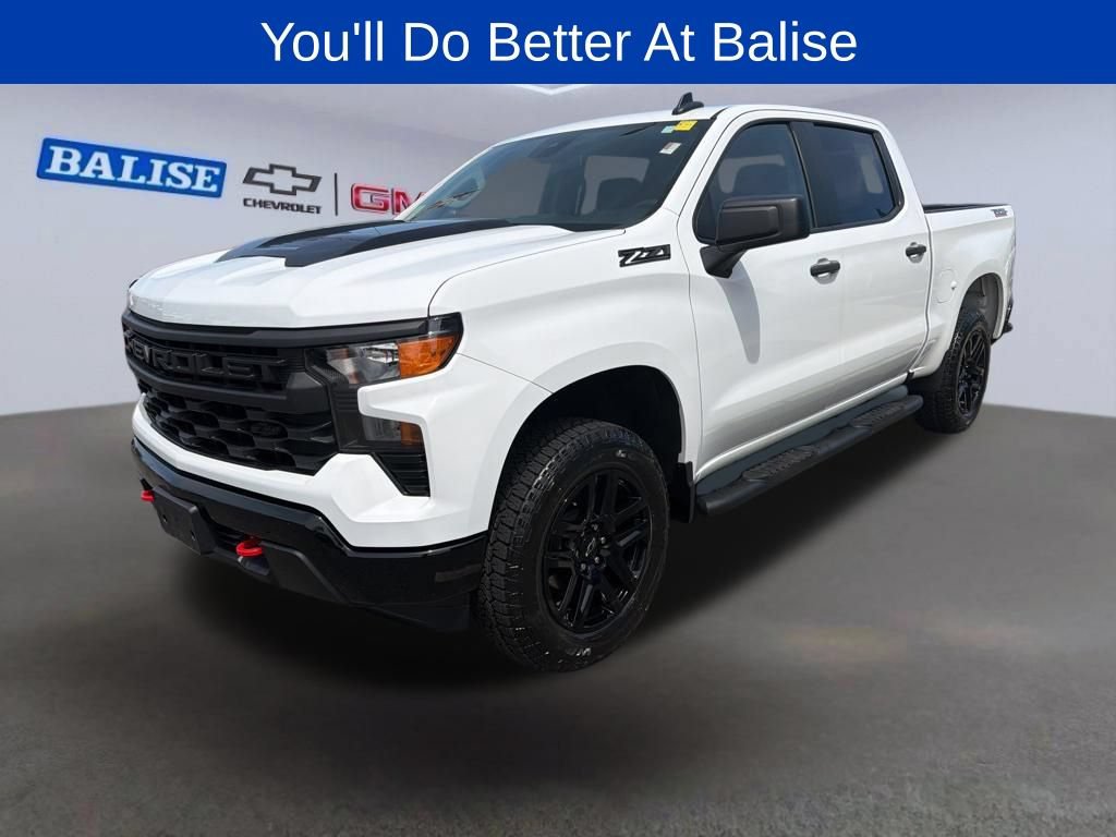 Certified 2023 Chevrolet Silverado 1500 Custom Trail Boss w/ LPO, Dark Essentials Package AWD/4WD image 3